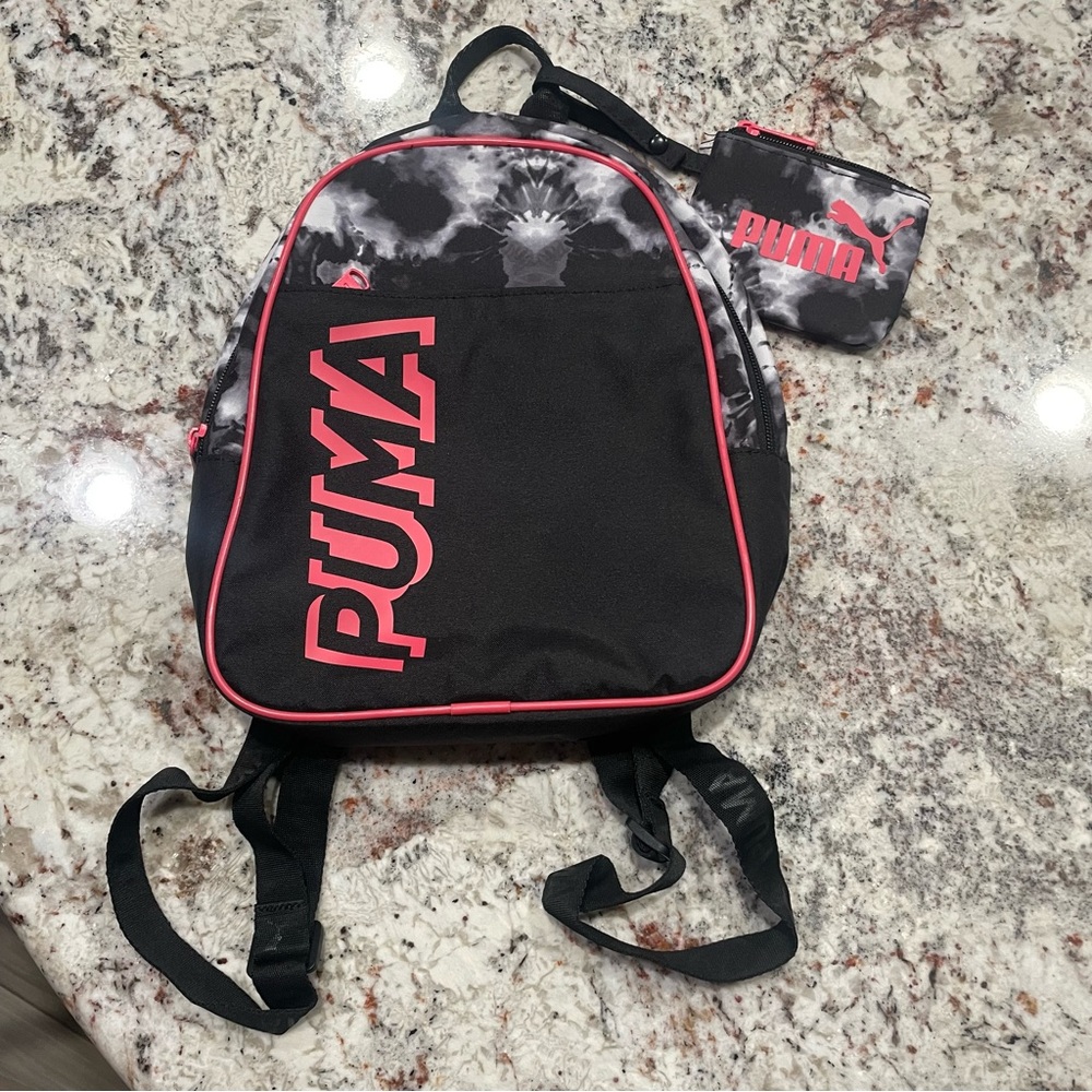 Puma Mini Backpack Black/Pink